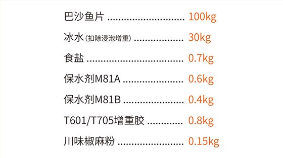 巴沙鱼加工工艺